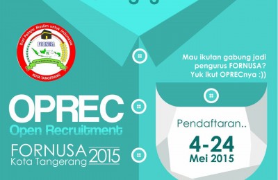 Open Recruitment Fornusa
